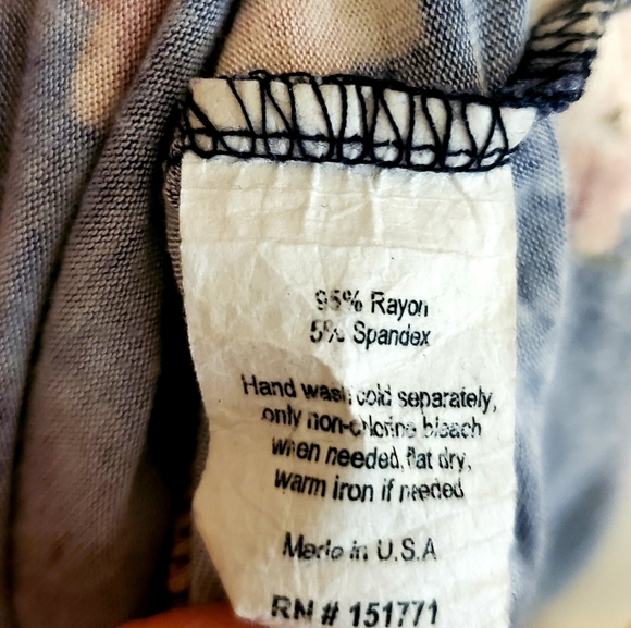 Le Lis floral tunic size XL - Picture 5 of 5